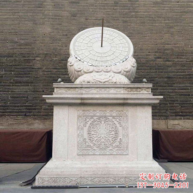 辽阳精美石质日晷雕塑