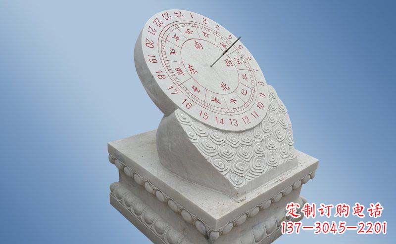 辽阳精致古典大理石日晷雕塑