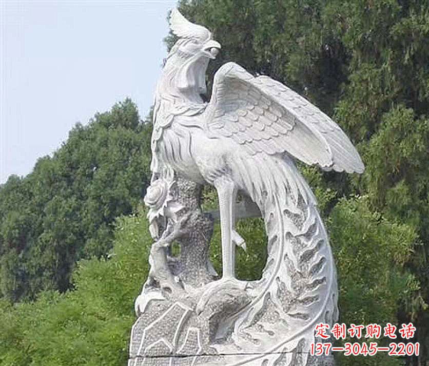 辽阳大理石凤凰雕塑