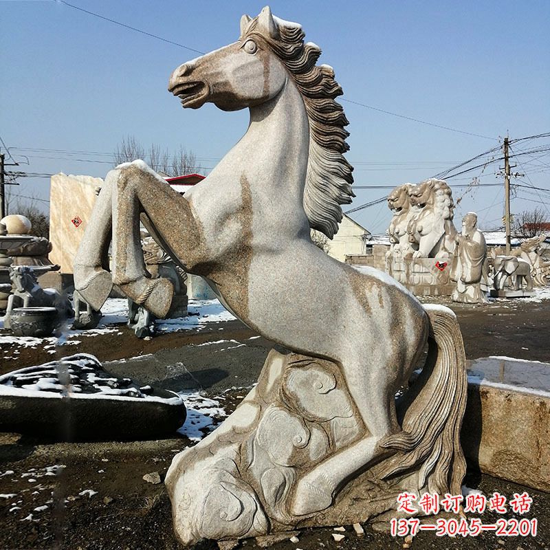 辽阳大理石生肖马雕塑