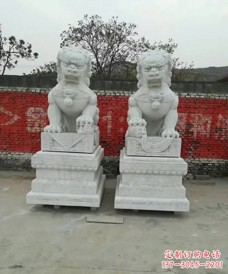 辽阳大理石狮子广场雕塑