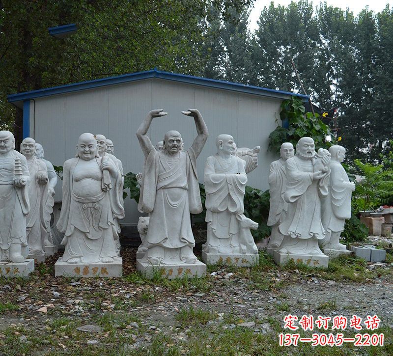 辽阳大理石罗汉雕塑,高贵雅致