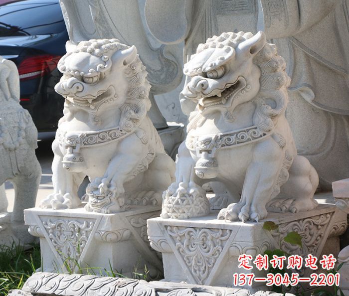 辽阳大理石狮子雕塑