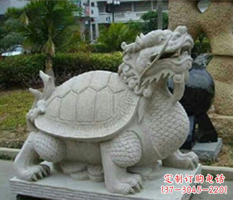 辽阳大理石铜钱龙雕塑