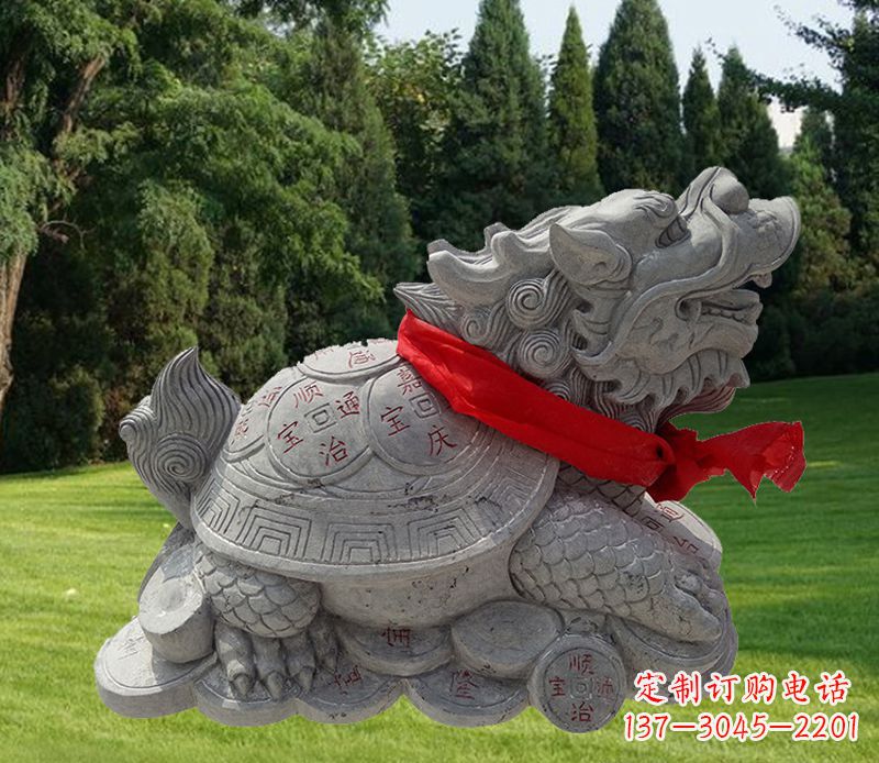 辽阳古典铜质龙雕塑