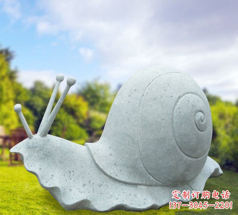 辽阳大理石蜗牛雕塑