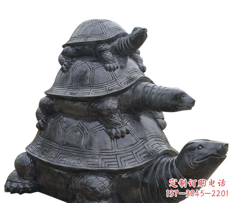 辽阳高品质大理石乌龟母子石雕