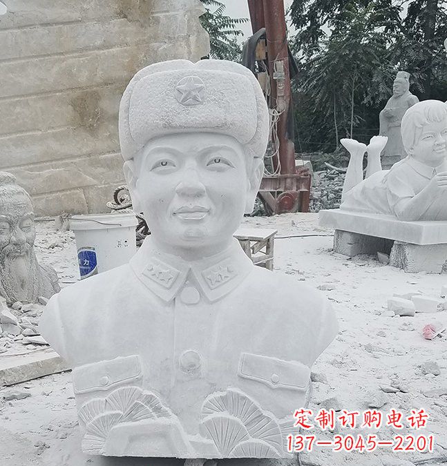 辽阳大理石校园雷锋头像雕塑