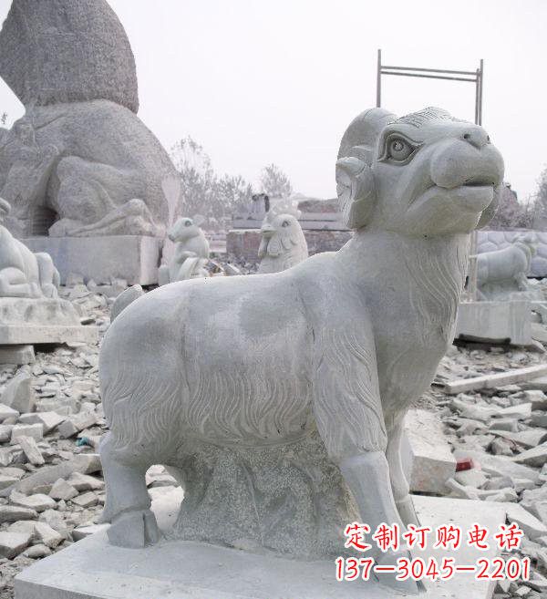 辽阳大理石羊雕塑