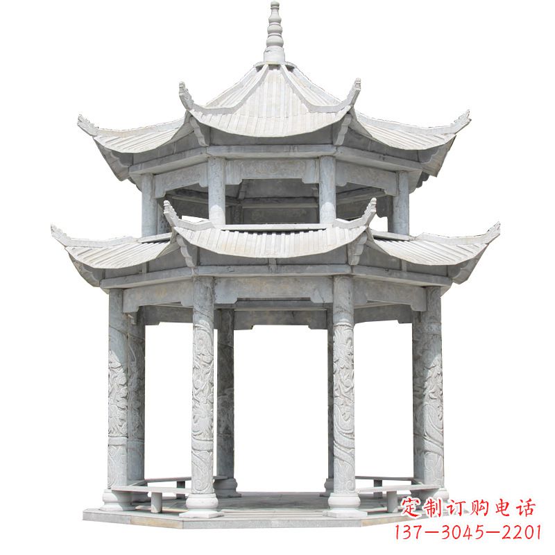 辽阳大理石古建凉亭雕塑