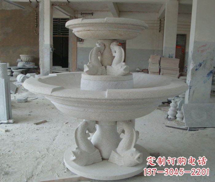 辽阳高端大理石双层喷泉雕塑