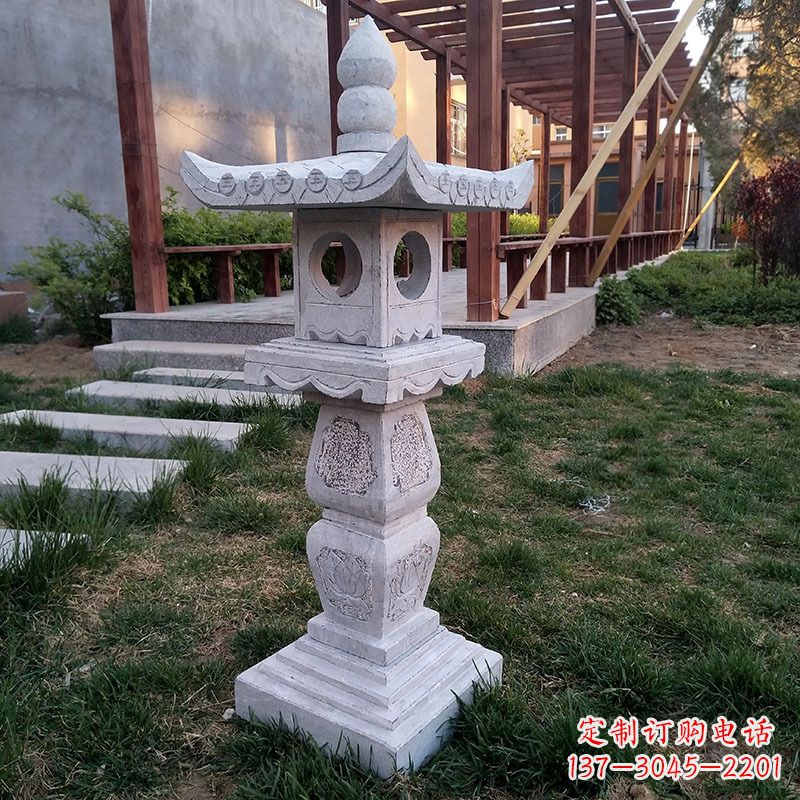 辽阳大理石灯笼雕塑