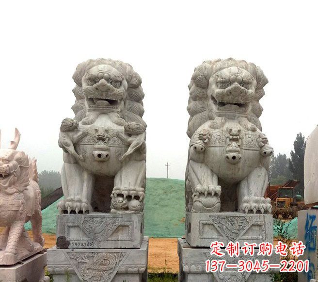 辽阳大理石镇宅狮子雕塑