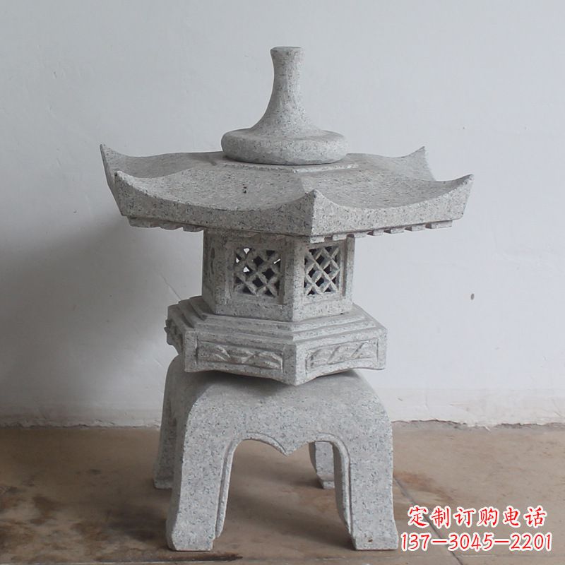 辽阳传统中式雕塑大理石石灯
