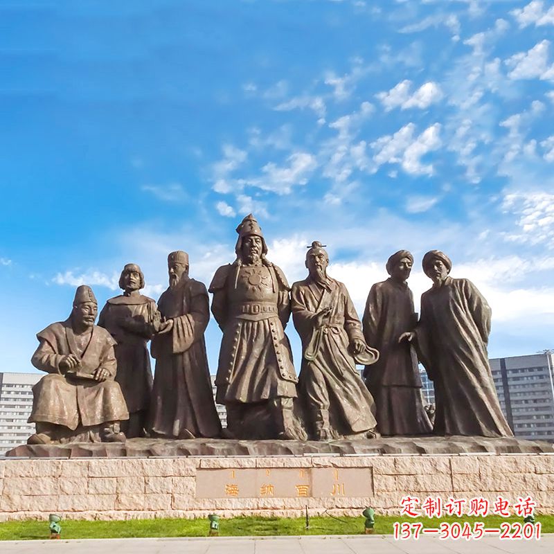 辽阳成吉思汗雕塑,赞颂大蒙古国建国者