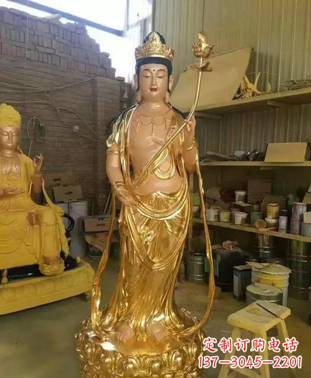辽阳大势至菩萨铜雕