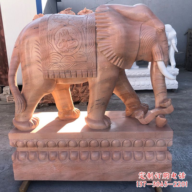 辽阳大象 石雕