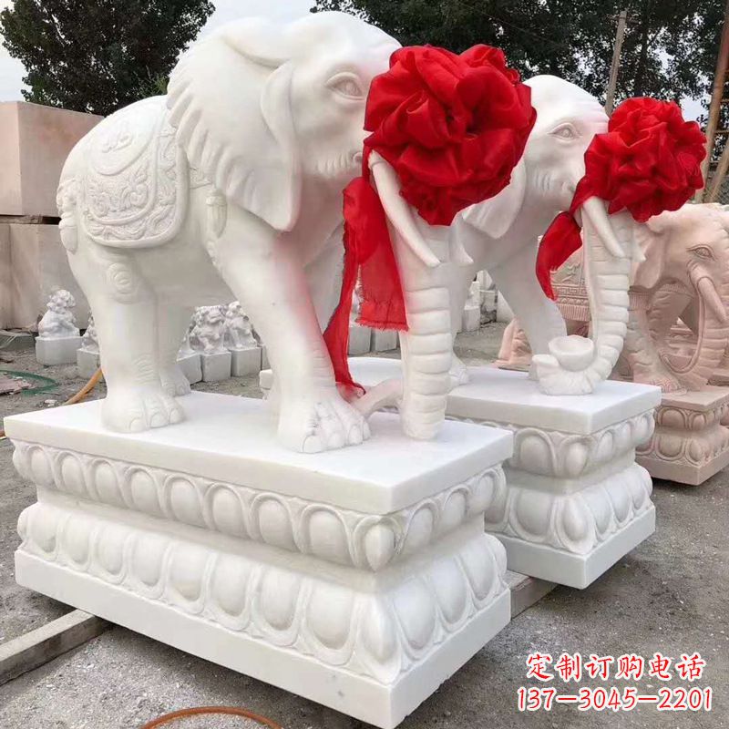 辽阳大象石雕塑
