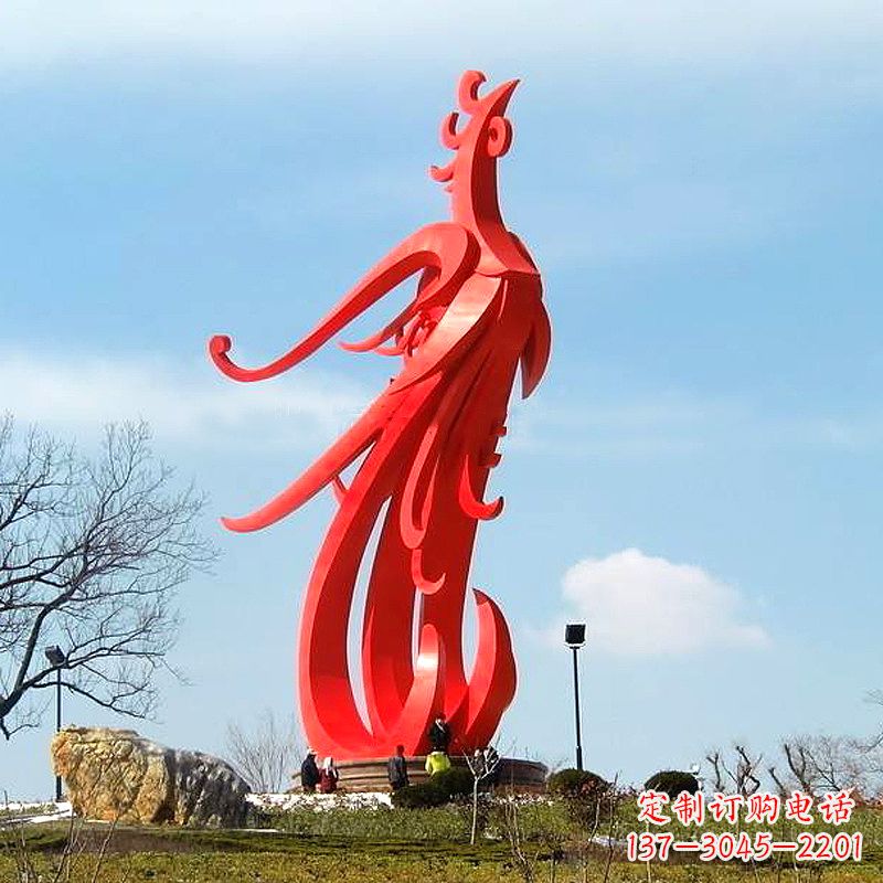 辽阳凤凰不锈钢雕塑,增添景区魅力