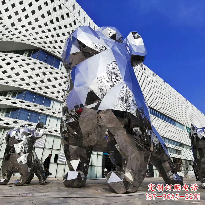 辽阳优雅可爱的面部狗雕塑