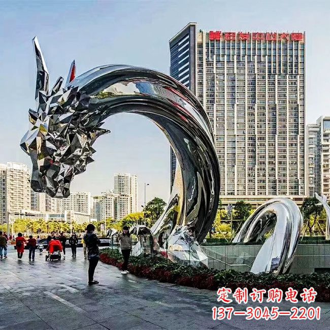 辽阳不锈钢创意动物雕塑