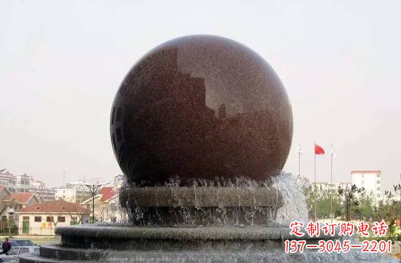 辽阳大型风水球喷泉石雕