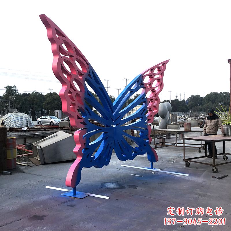 辽阳不锈钢蝴蝶雕塑