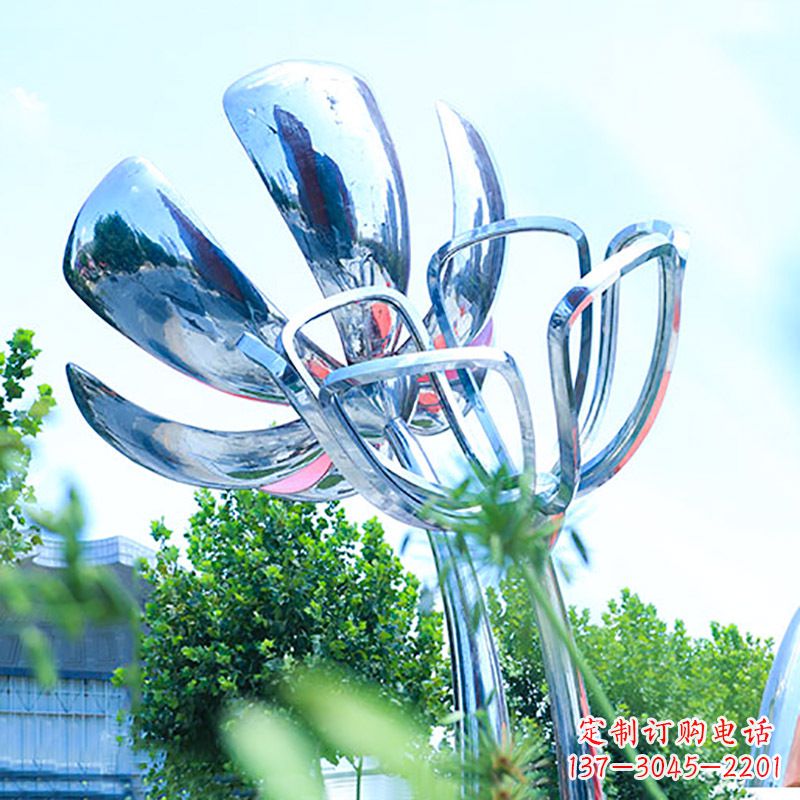 辽阳精美不锈钢玫瑰雕塑