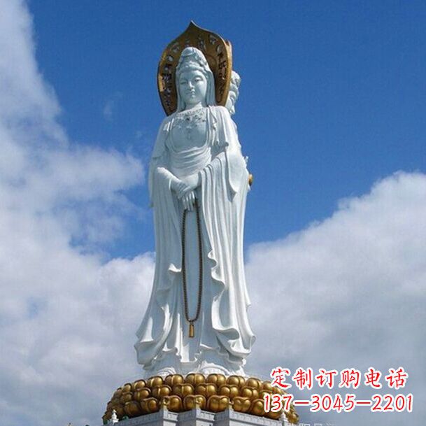 辽阳观音石雕大型景观雕塑