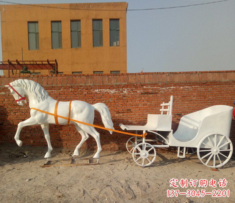 辽阳大型欧式马车动物铜雕塑