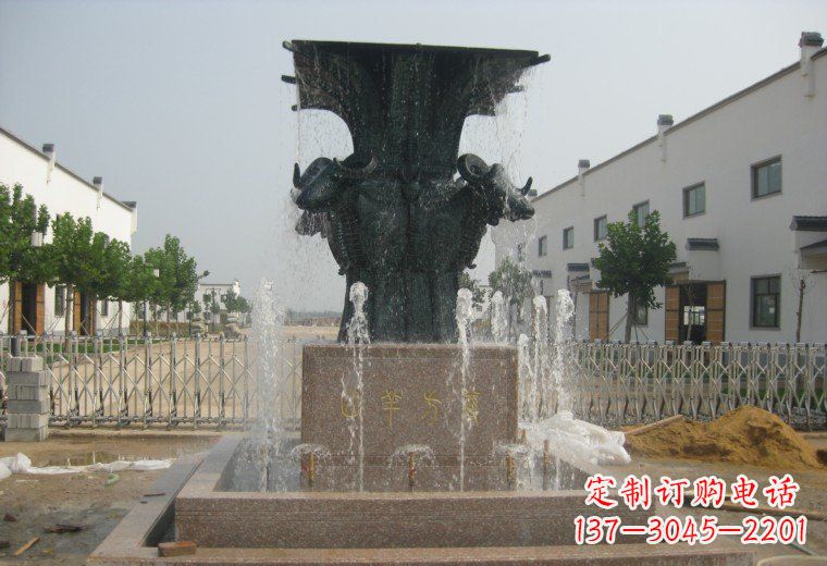 辽阳精美铜制喷泉雕塑