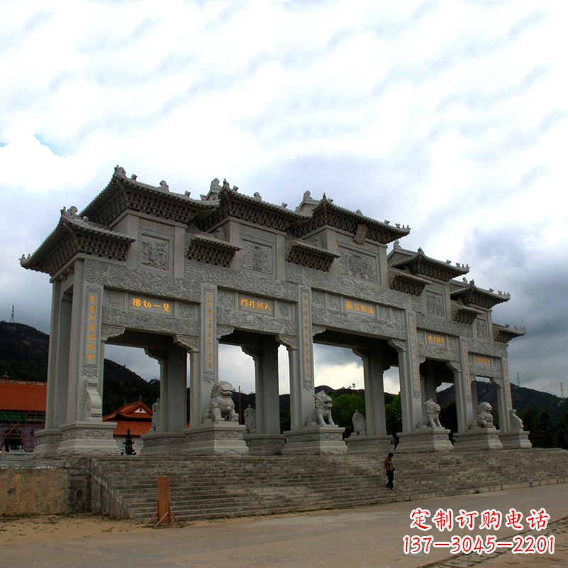 辽阳大型牌楼雕塑制作
