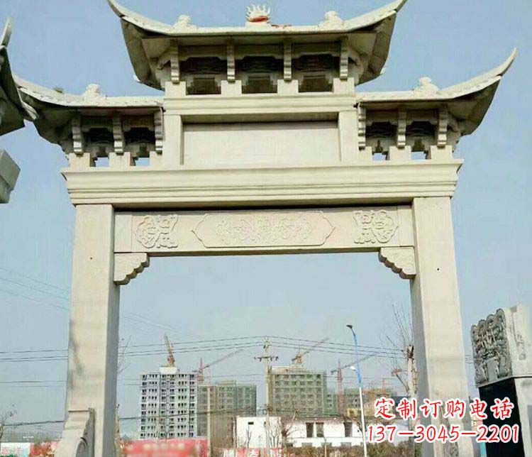 辽阳精美牌坊石雕