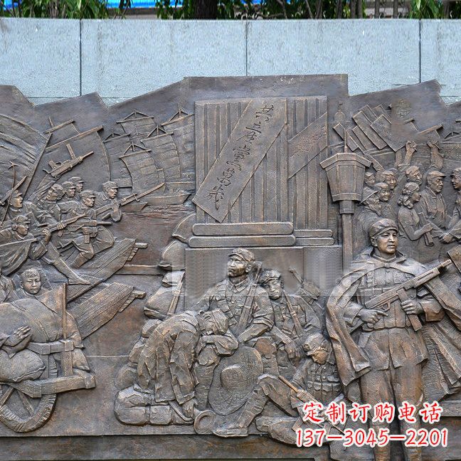 辽阳党建红军革命人物浮雕