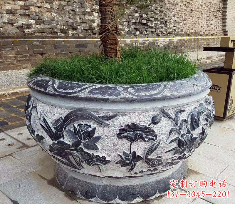 辽阳精美花盆雕塑,点亮你的道路景观