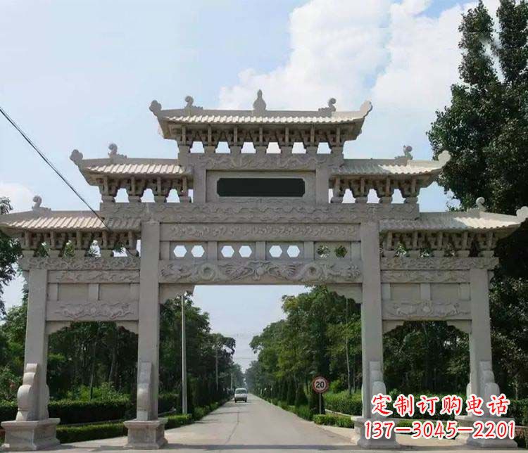 辽阳定制牌坊雕塑,传承中国传统文化
