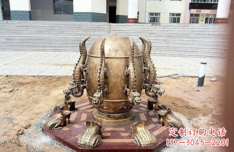 辽阳地动仪铜雕