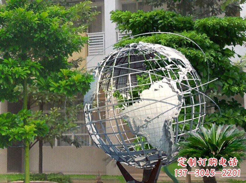 辽阳精美装饰的不锈钢地球雕塑