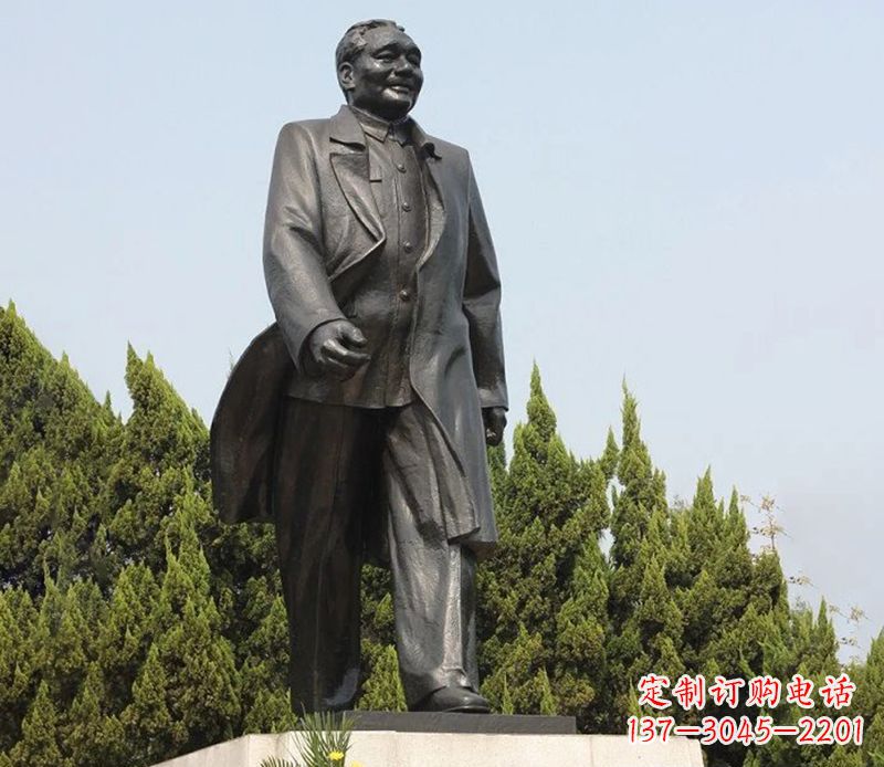辽阳邓小平公园伟人铜雕