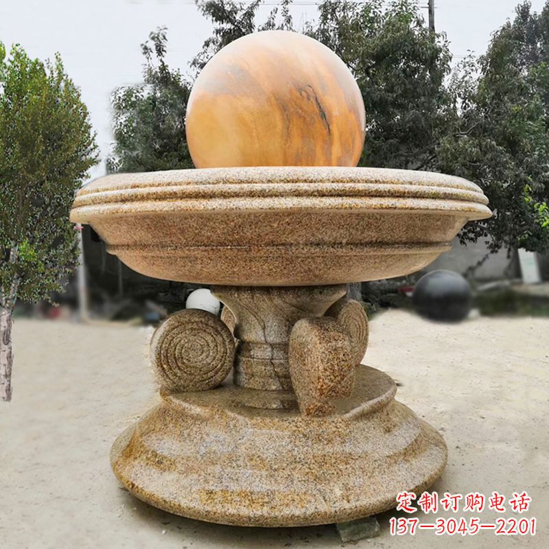 辽阳中领雕塑最具创意的电动风水球雕塑