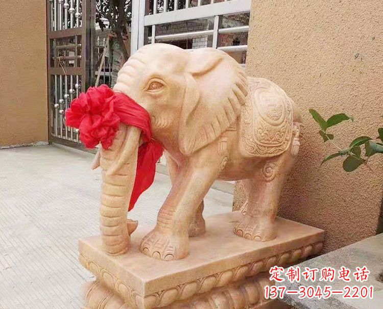 辽阳雕刻大象石雕