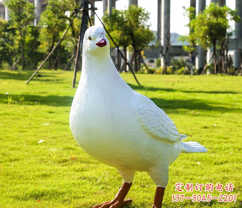 辽阳雕塑和平鸽