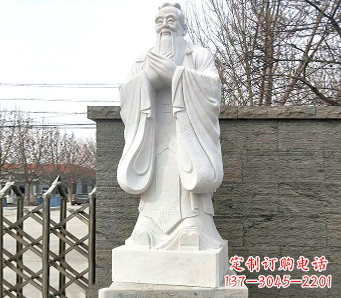 辽阳雕塑孔子头像