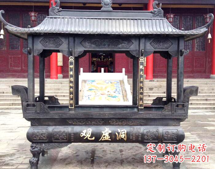 辽阳精美香炉雕塑定制