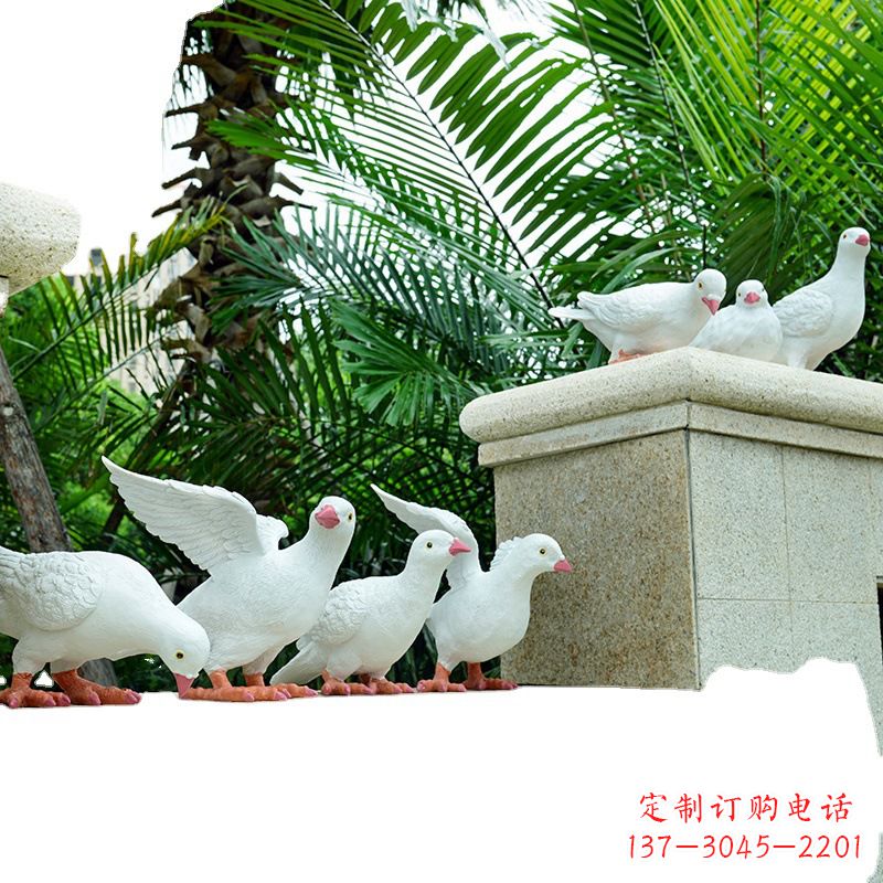 辽阳精美纯铜鸽子雕塑