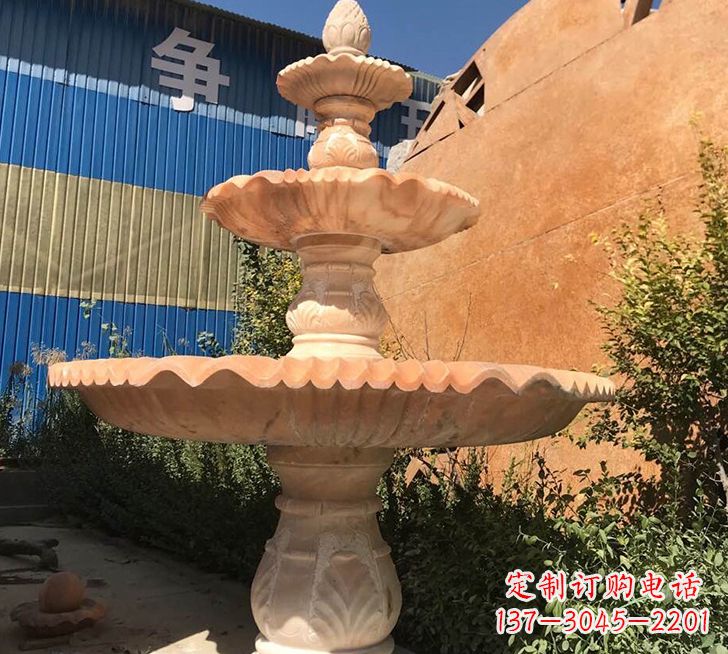 辽阳跌水盆喷泉石雕——精美的喷泉雕塑