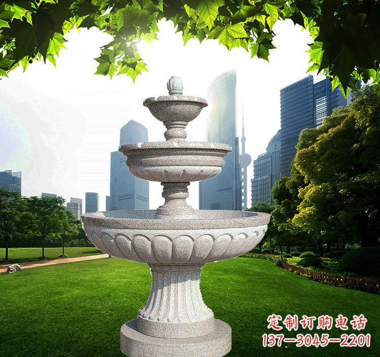 辽阳跌水盆石喷泉雕塑