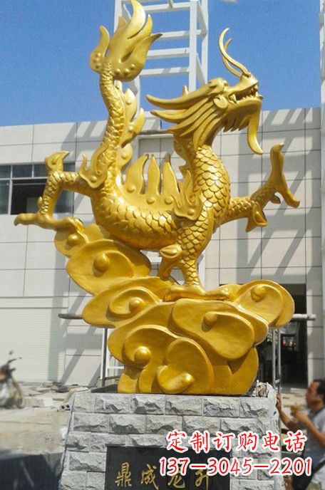 辽阳鼎成龙升铜雕塑