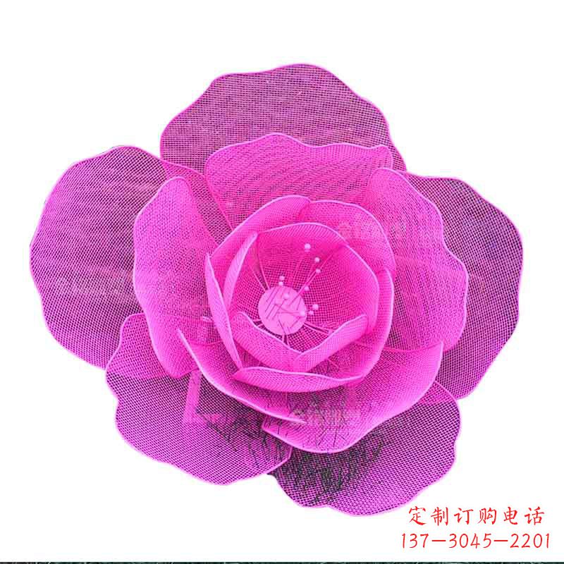 辽阳精美玫瑰金属雕塑