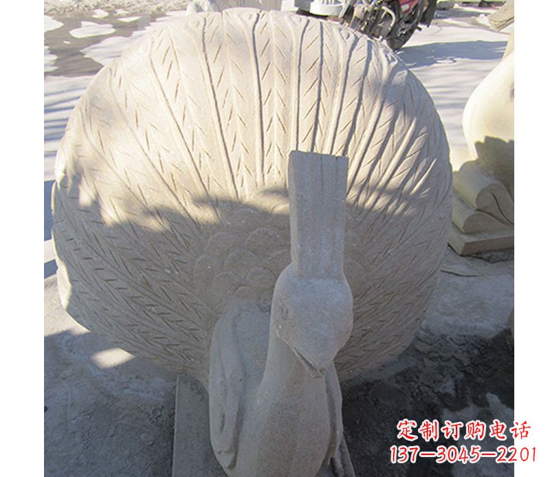 辽阳优雅高贵的孔雀石雕